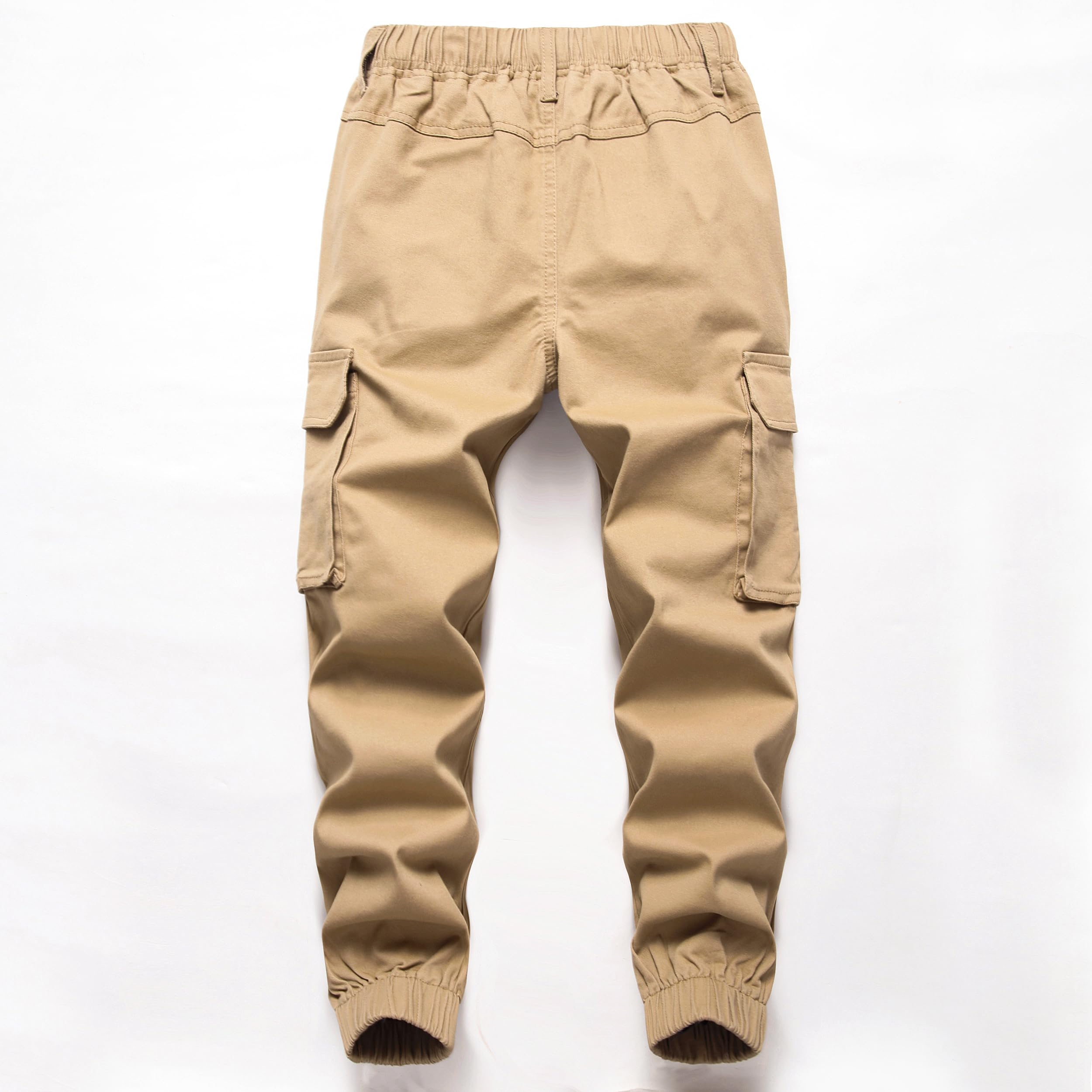 YoungSoul Pantalon Cargo Garçon - Jogging Slim Enfant - Pantalon Taille Élastiquée