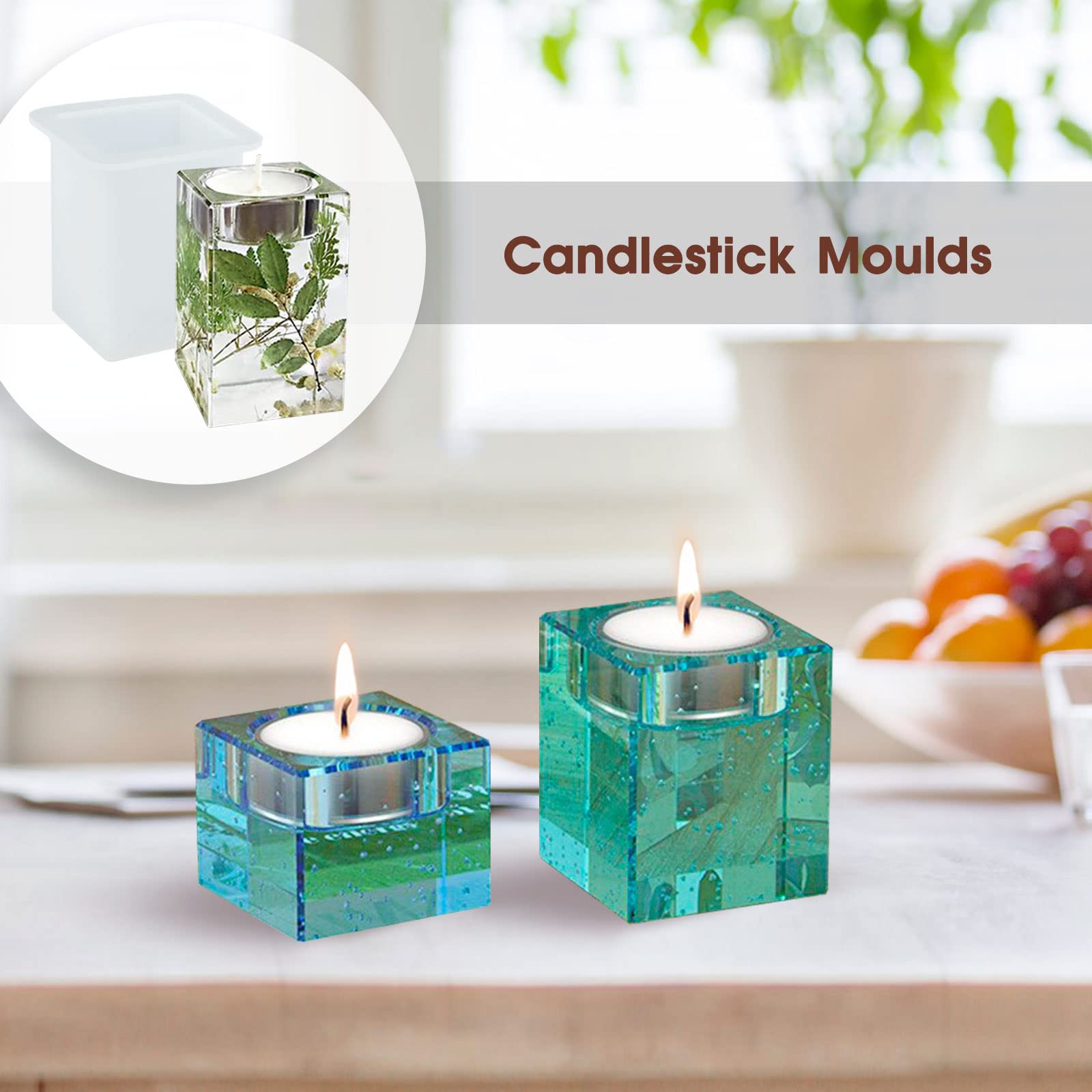 Lot De 3 Moules En Silicone - Bougeoirs Ronds - En Silicone - Bougeoir Rond - Bougeoir - Moule En Silicone - Pour Bougies Chauffe-plat Et Bougies Chauffe-plat (B