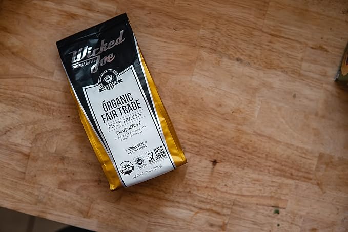Café Orgánico Wicked Joe Breakfast Blend Grano 340 g miniatura 4