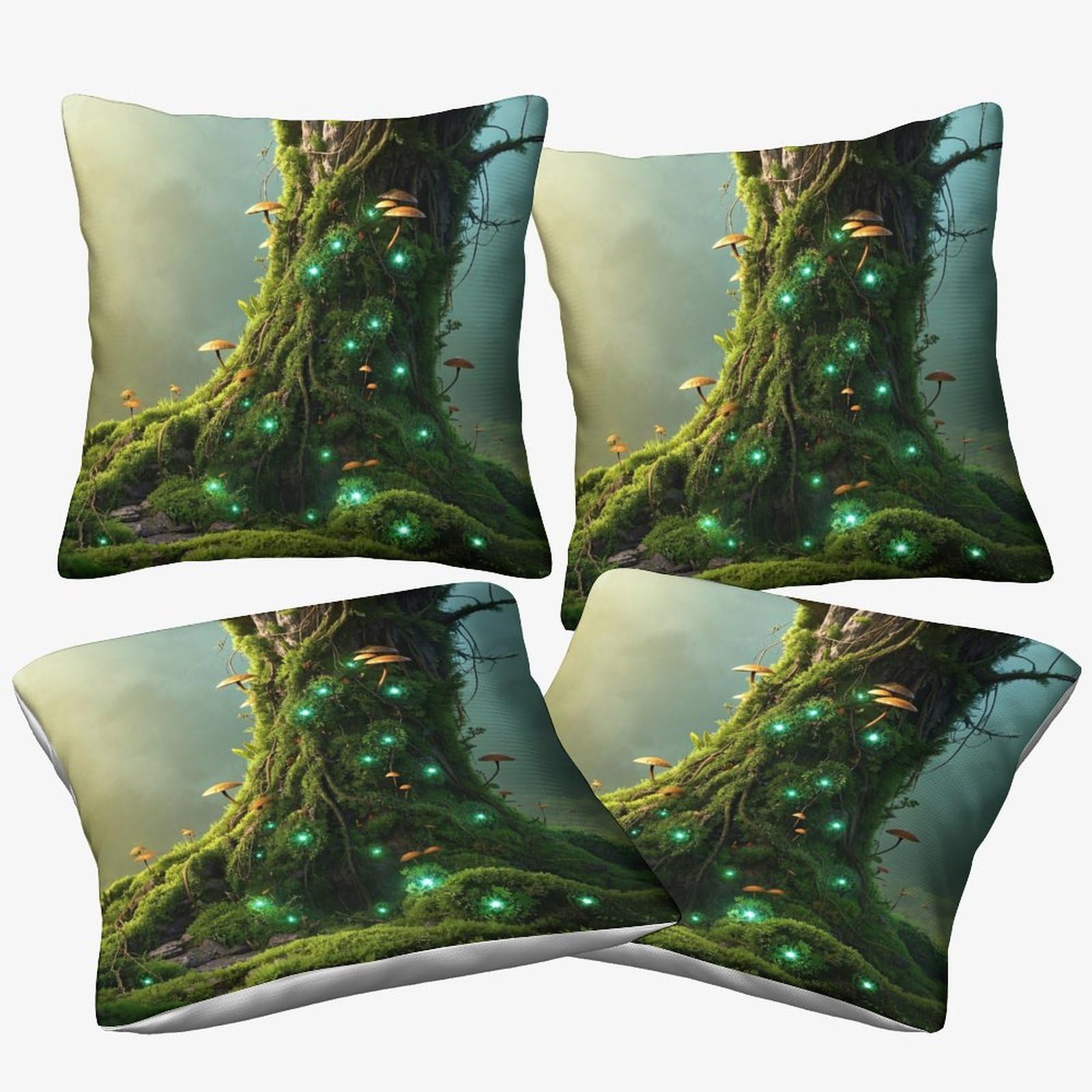 Taies de coussin pour rénover un canapé usé lot de 4 housses 45x45