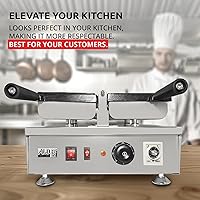 Vista 8 de Generic Máquina de panadería eléctrica antiadherente comercial de 110 V 220 V para hacer gofres de oso Taiyaki