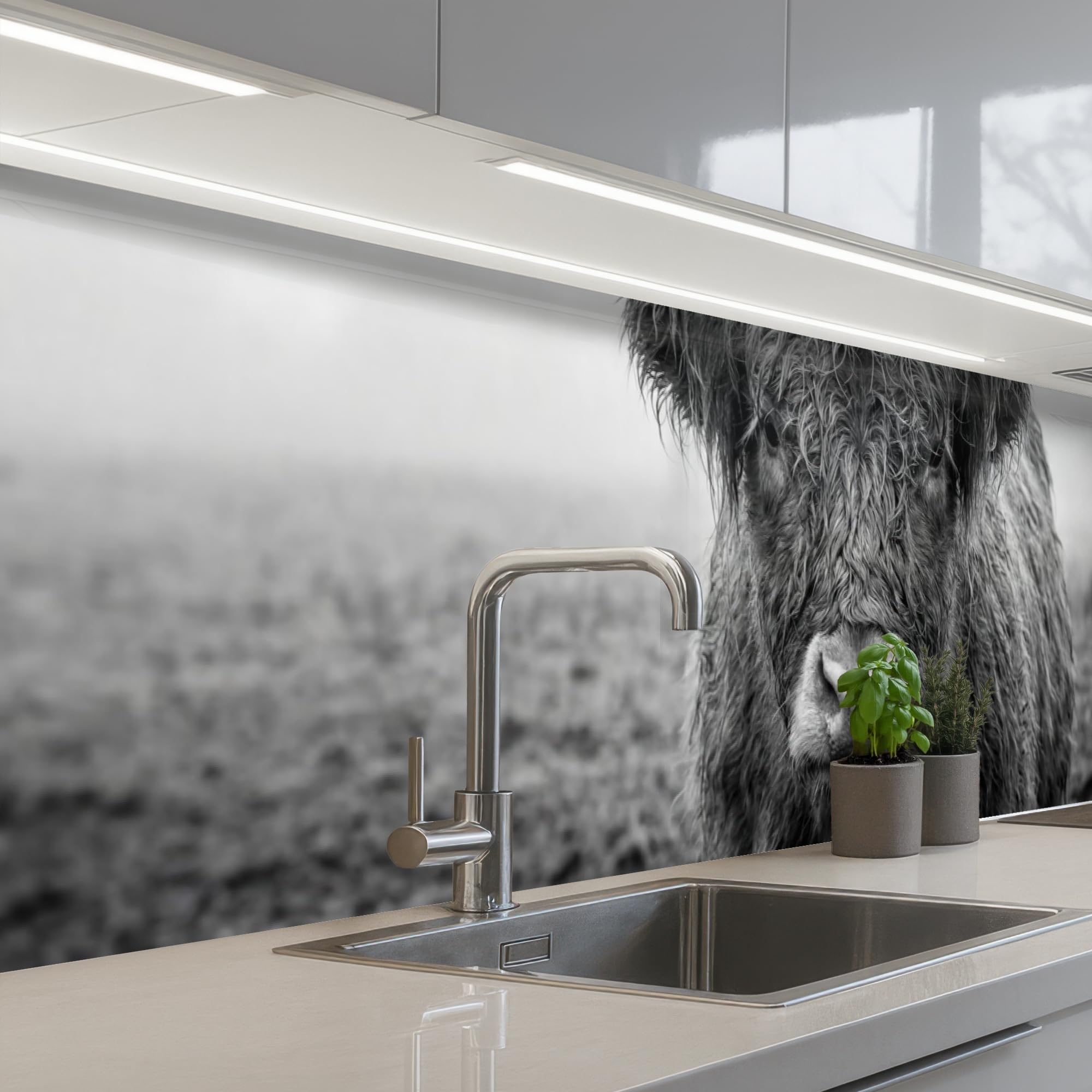 KitchenYeah© Splashback for Kitchen self-Adhesive Wall Protector Decor