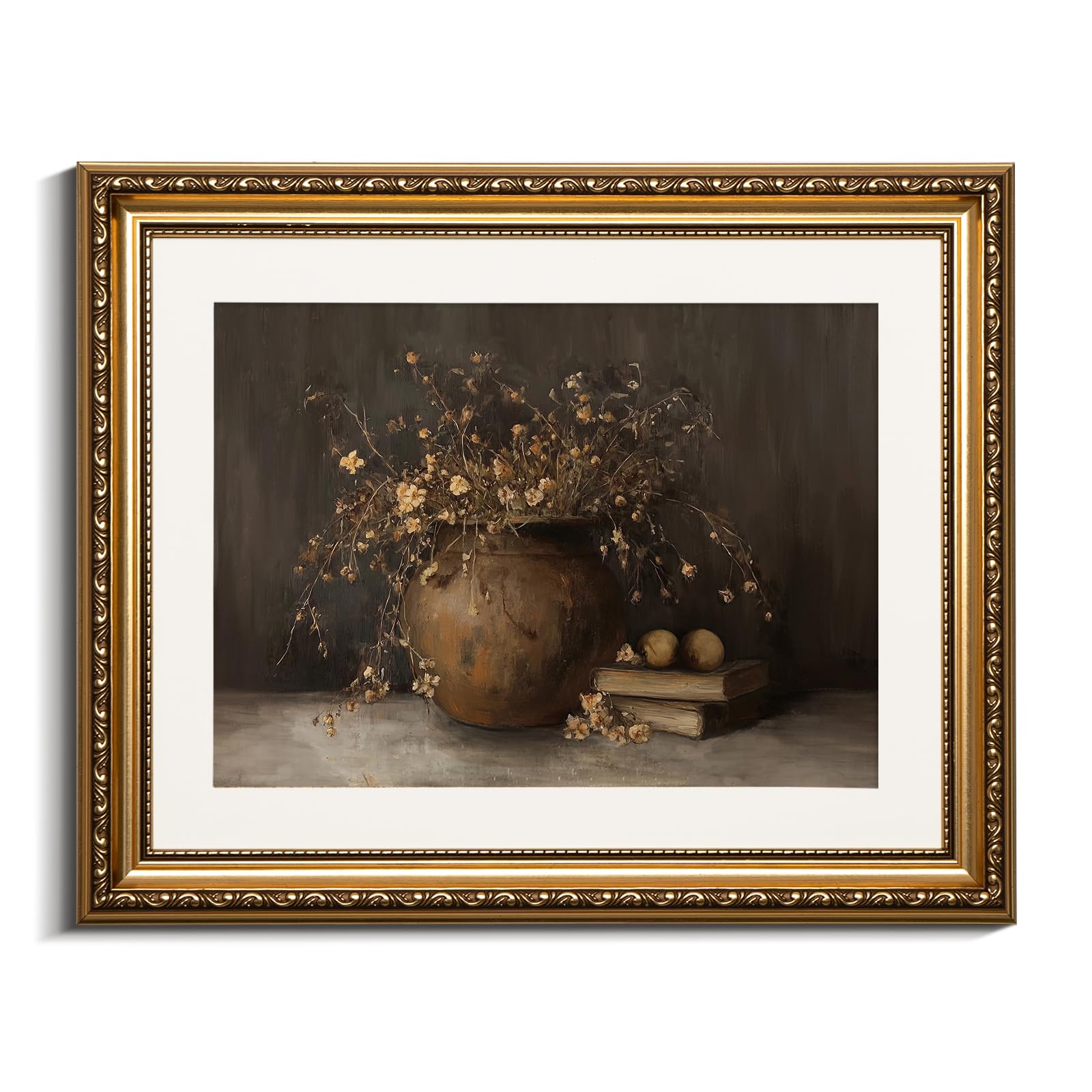 VIYYIEA Gold Framed Wall Art Canvas Print Home Decor Vintage Swan Decoration Grace Swan Art Painting Pictures Rustic Bathroom Wall Decor Animal Farmhouse Artwork for Living Room Bedroom Office 11x14in — view 76