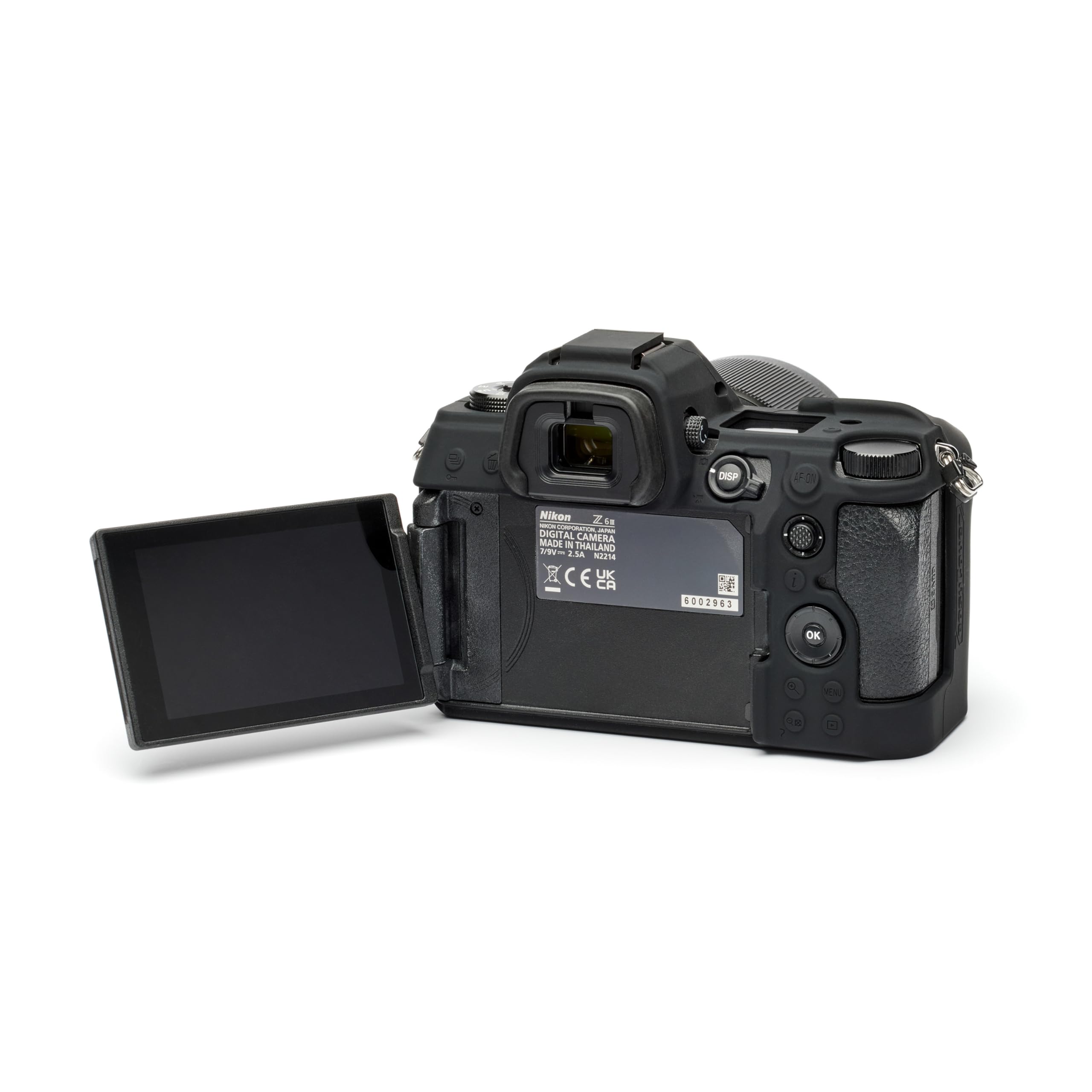 easyCover - Silikon Kameratasche - Schutz für Ihre Kamera - Nikon Z6III - Schwarz