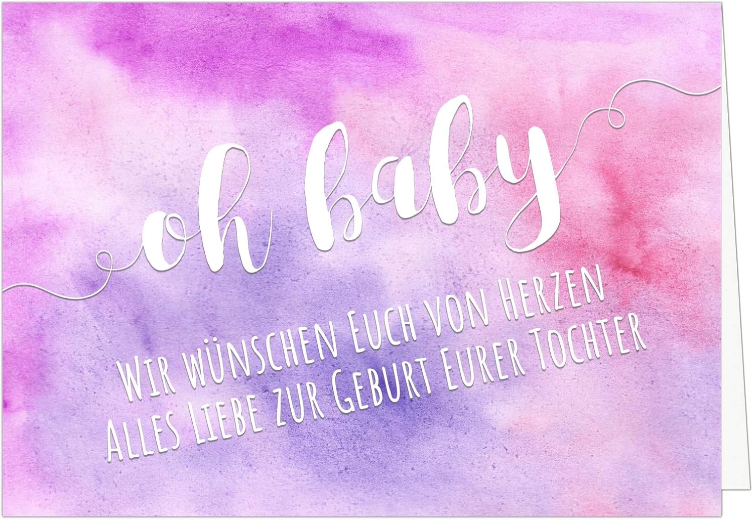 Große XXL Design Geburtskarte zur Geburt/Zwillinge/Klappkarte/mit Große XXL Design Geburtskarte zur Geburt/Zwillinge/Klappkarte/mit