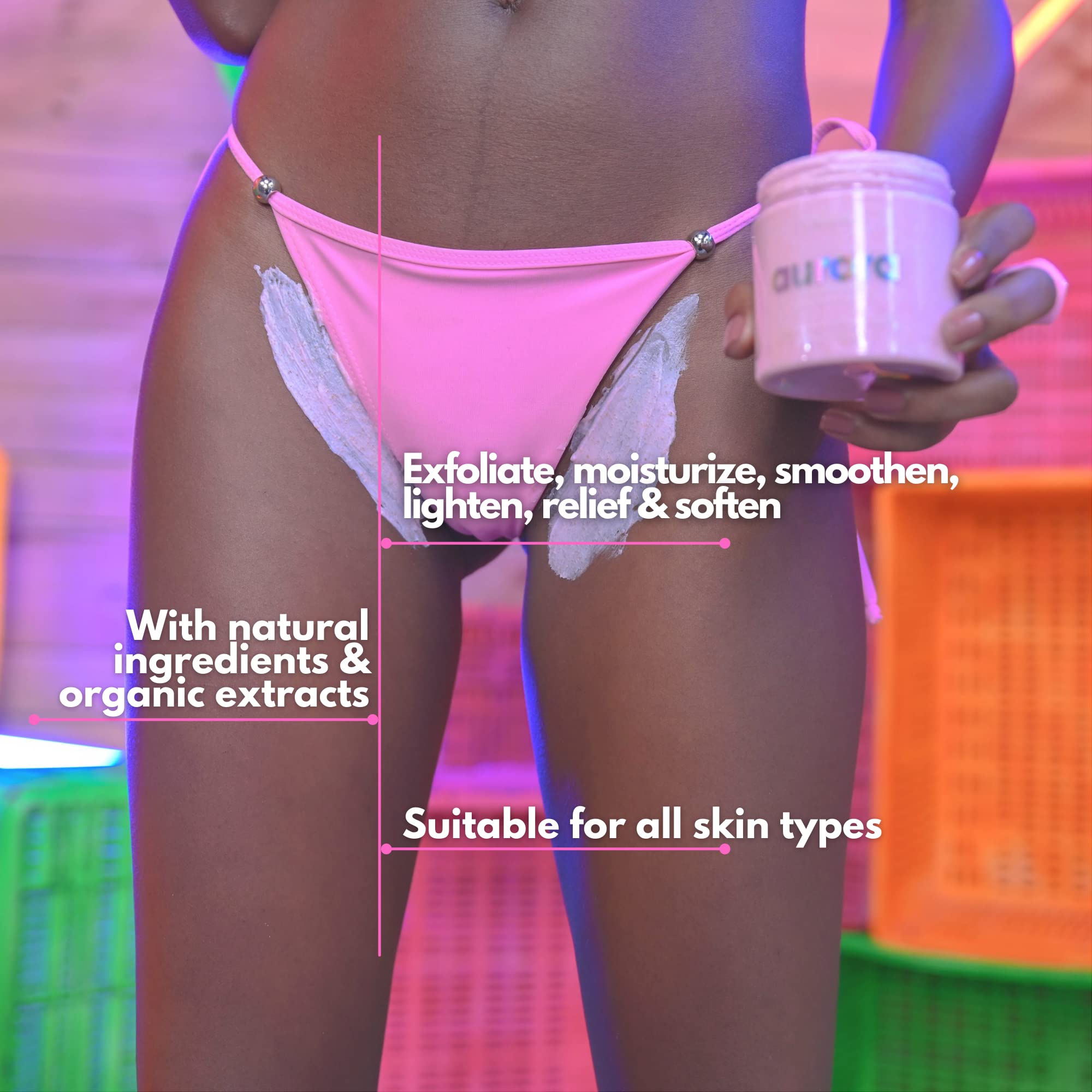 Buy OLIVIA Aurora Intimate Brightening Bikini Preshave Exfoliating