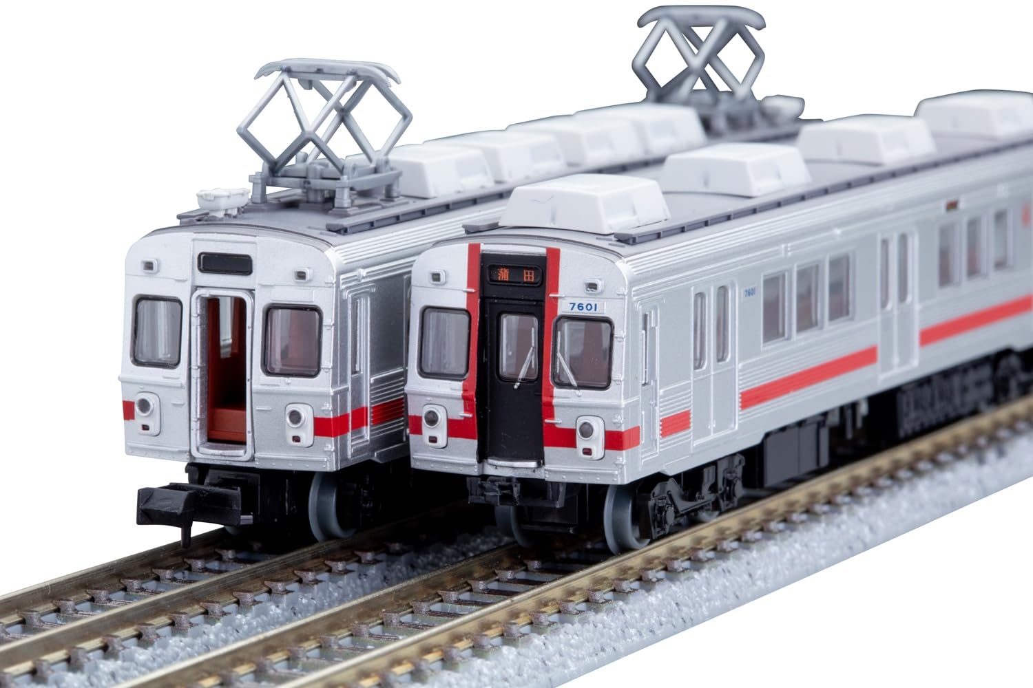 TOMYTEC 332664 Kolekcja kolejowa Tokyu Electric Railway 7600 Series 7601 Zestaw 3-samochodowy Diorama Supplies