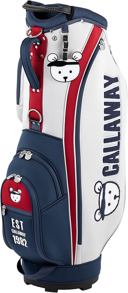 Callaway キャディーバッグ レディース　ブラック/レッド 楽天市場】キャロウェイ レディース キャディバッグ CRT PU