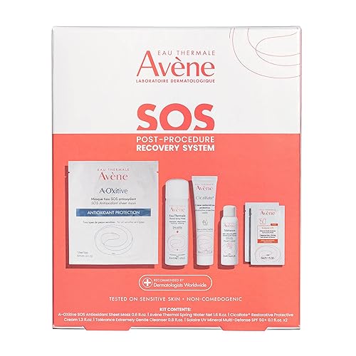 Sistema de recuperación posprocedimiento Eau Thermale Avene SOS Kit de cuidado óptimo de recuperación posprocedimiento para pieles comprometidas e