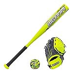Ortiz34 Youth T-Ball Set, 25 Signature Aluminum T-Ball Bat with -10 Drop, Foam Core T-Ball, 9 Lightweight Youth Glove, Vibrant Graffiti Print