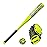Ortiz34 Youth T-Ball Set, 25 Signature Aluminum T-Ball Bat with -10 Drop, Foam Core T-Ball, 9 Lightweight Youth Glove, Vibrant Graffiti Print