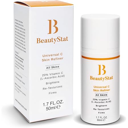 BeautyStat Universal C Skin Refiner | Brightening & Correcting 20% Vitamin C Serum (50ml / 1.7 oz)