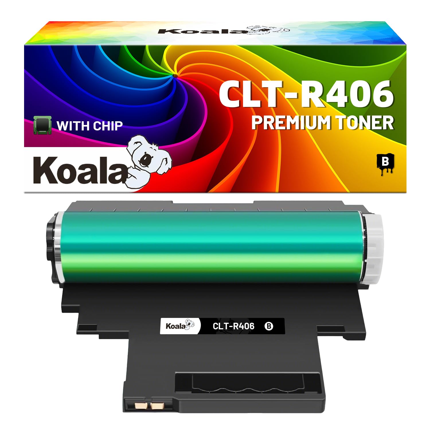 Koala R406S CLT-R406S Compatibile Tamburo per Samsung Xpress SL-C410W SL-C430 SL-C430W SL-C460FW SL-C480 SL-C480W SL-C480FN SL-C480FW SC-C482 SL-C482W SL-C482FW SL-C432 CLT-R406 (1 Pack)