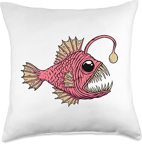 fish throw pillow