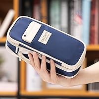 Vista 12 de EASTHILL - Estuche grande de lápices, bolígrafos para niñas adolescentes, Verde