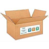 Vista 81 de IDL Packaging Cajas para envío de cartón corrugado cúbicas de 10 pulgadas de largo x 10 pulgadas de ancho x 10 pulgadas de alto (paquete de 5)