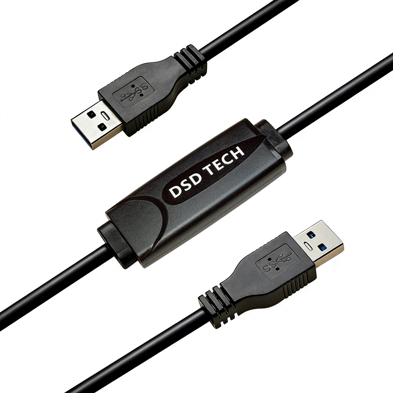 DSD TECH SH-K03A Cavo Data Link USB 3.0, Transfer 5Gbps e Condivisione KM, Win/Mac, 3m (10ft)