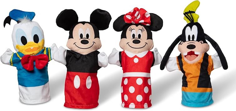 Melissa & Doug Disney Mickey Mouse & Friends Soft & Cuddly Hand Puppets