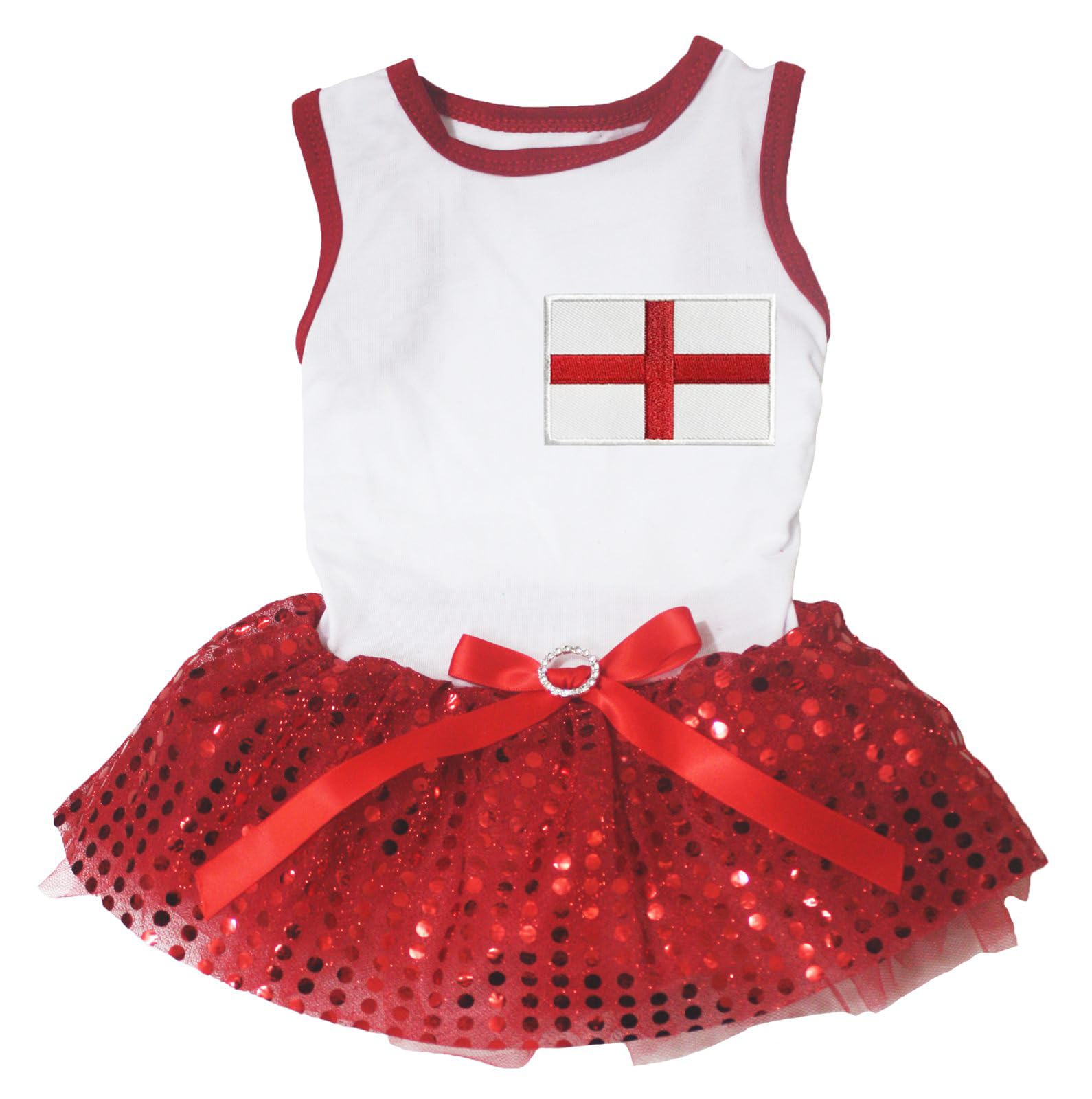 Robe pour chien Angleterre évite les frottements taille S blanche