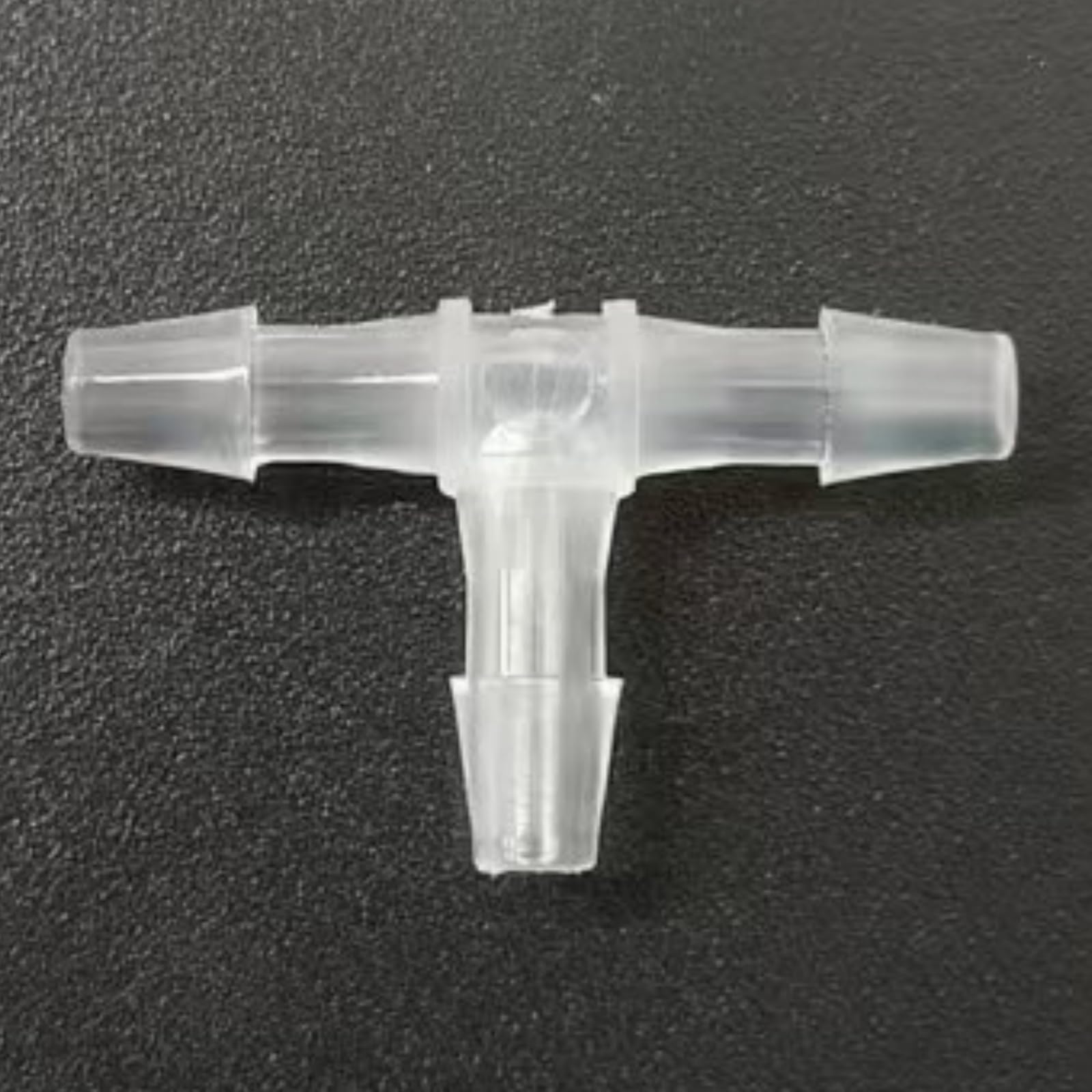 25 Pack Equal 3 Way T-Shaped Barbed Hose Fittings - Durable PP Hose Barb Tee Adapter(3.2mm 1/8inch Cir)