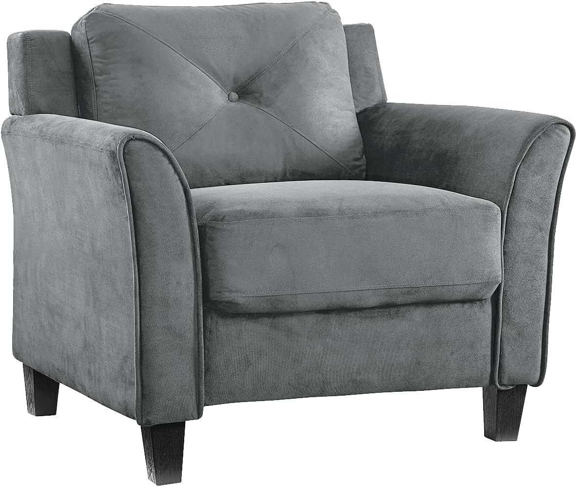 Lifestyle Solutions Harrington armchairs, Dark Gray : Everything Else