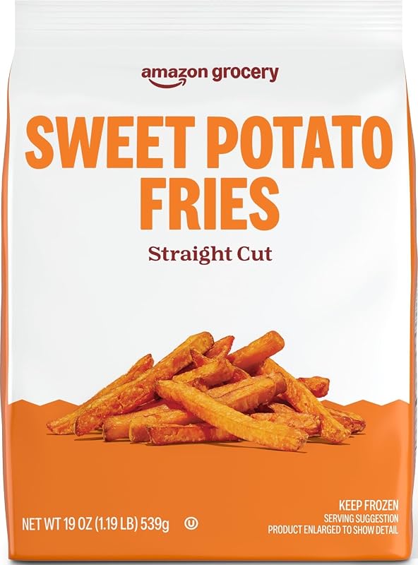 Amazon Grocery, batatas fritas de corte recto, 19 oz, congeladas