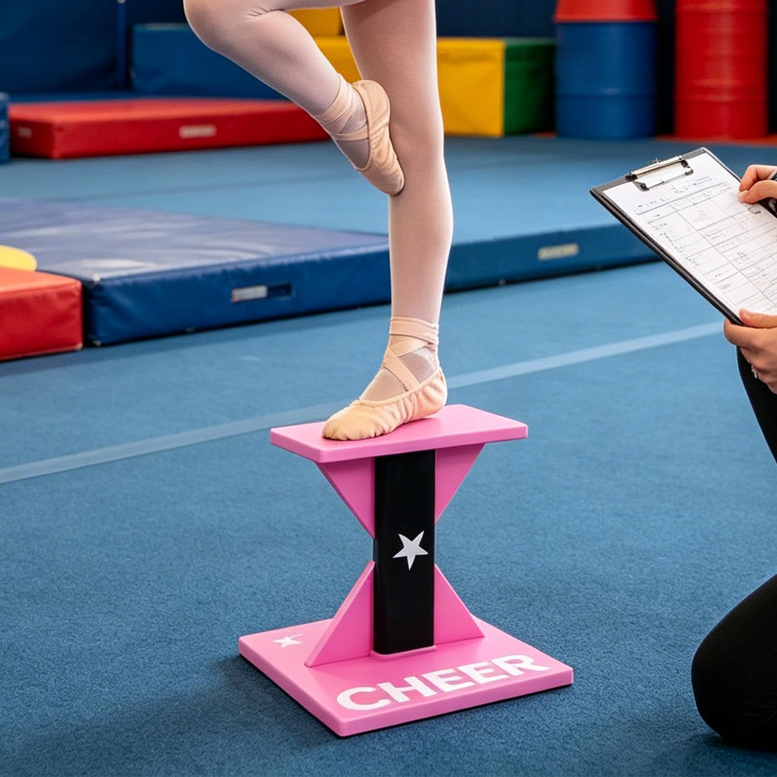 Sprzęt do treningowych stuntów cheer Drewniany stabilny antypoślizgowy
