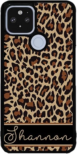 Miniatura 9 de Leopard Animal Skin Personalized Black Rubber Phone Case Compatible With Google Pixel 10, 10 Pro, 10 Pro XL, 9a, 9 Pro, Pixel 9, Pixel 9 Pro XL, 8a,