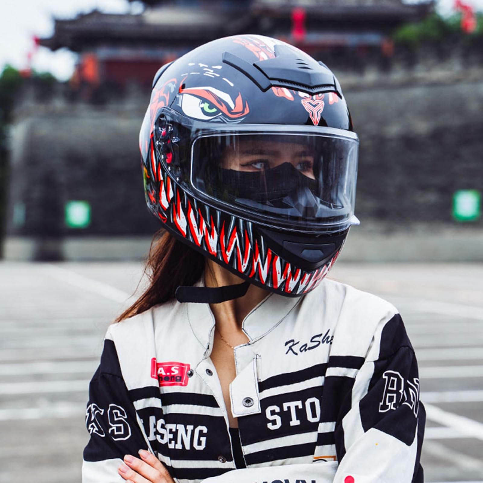 Amazon.co.jp: 頭囲(55-65cm) システムヘルメット フルフェイス