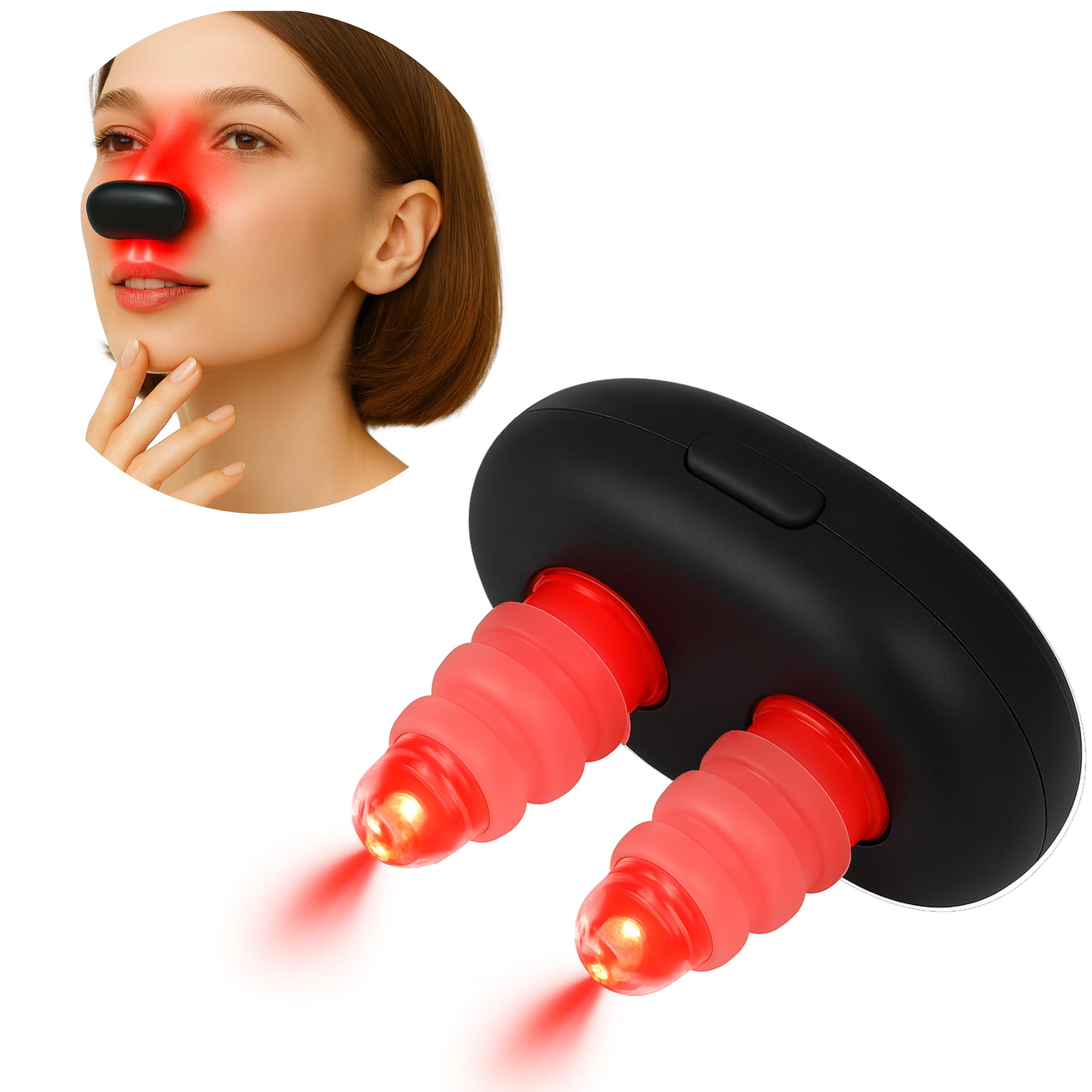 2026 Upgraded Red Light Nasal Therapy Device Red Light Therapy ...