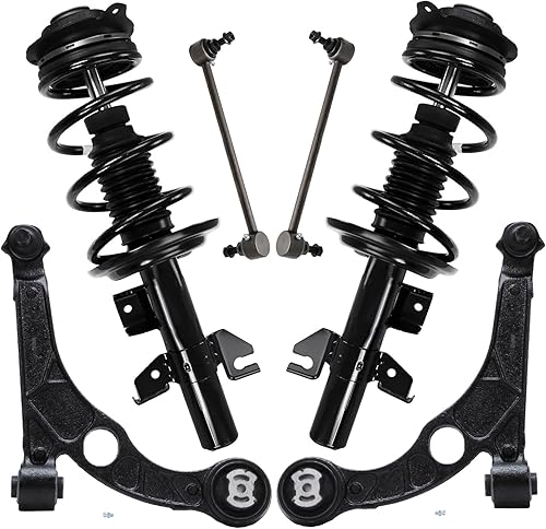 Miniatura 171 de Detroit Axle - Kit de brazos de control AWD para cargador Chrysler 300 Dodge Challenger Magnum, 2 brazos de control superiores delanteros con rótula