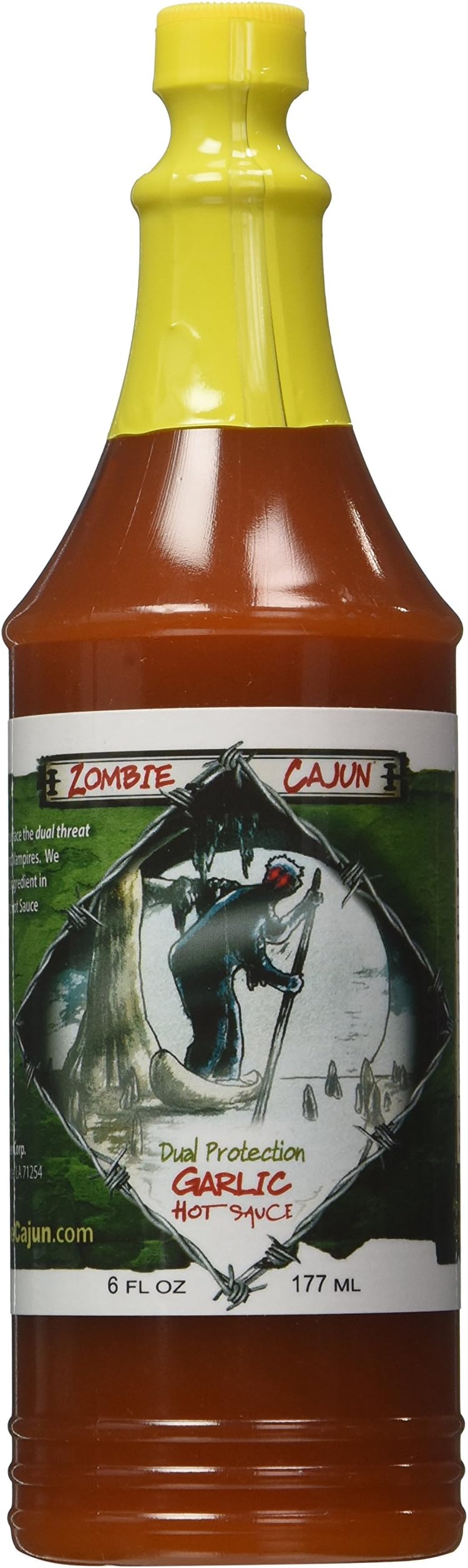 Zombie Cajun Garlic "Dual Protection" Hot Sauce (6oz)