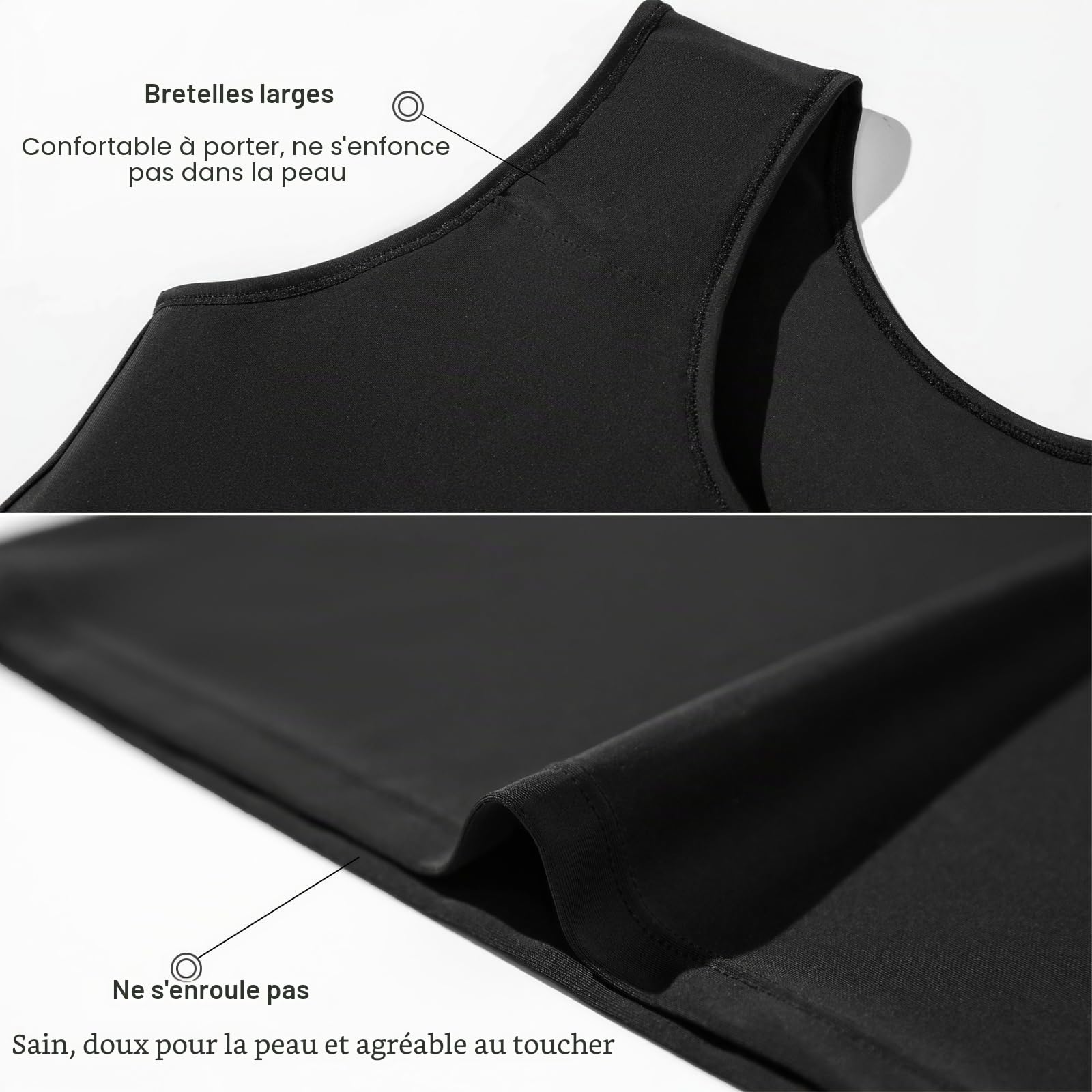 GCTBL Trans Binder FTM Transgender Demi Binder de Poitrine Pour Femmes Respirant Chest Binder