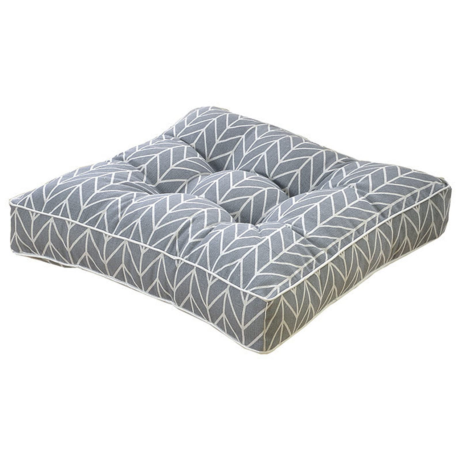 Coussin de chaise en lin épais carré pour salle à manger