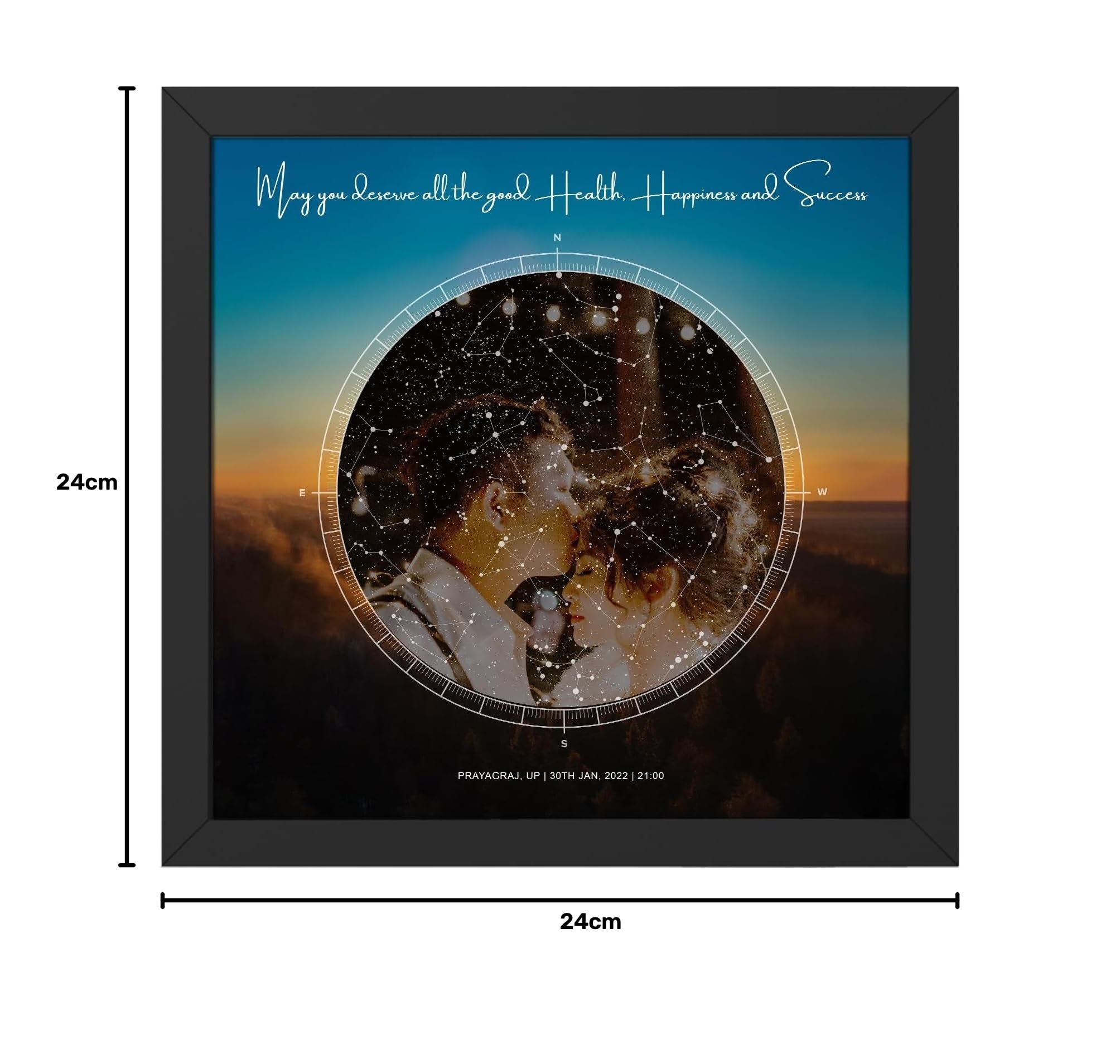 Personalized Starmap Art Prints - Custom Constellations -9 Personalized Starmap Art Prints - Custom Constellations -9