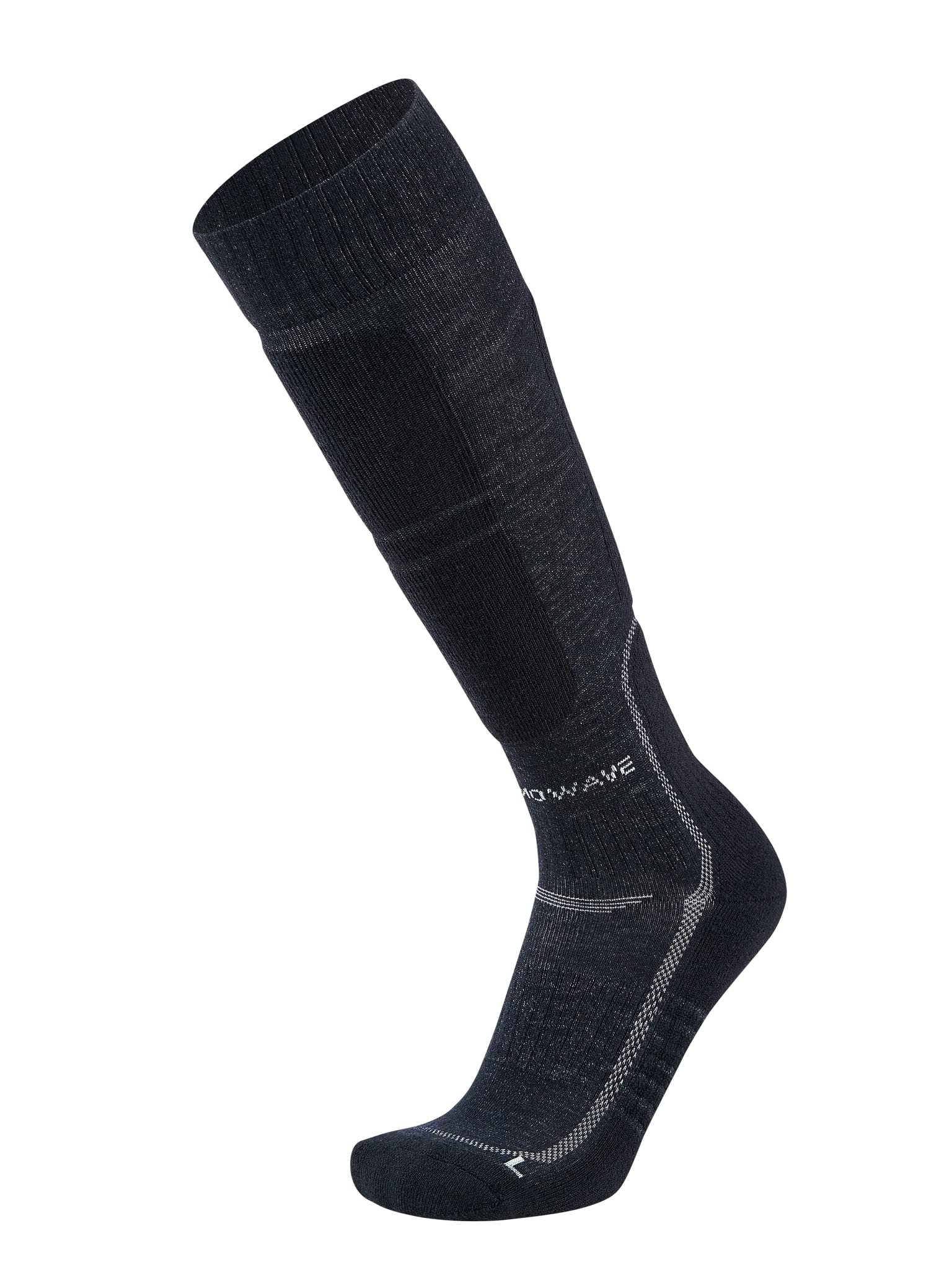 Thermowave Unisex Black/Grey Merino Socks Eu 44-47