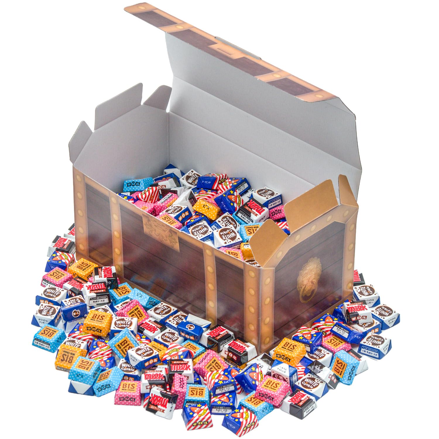 Amazon.co.jp: チロルチョコ 詰め合わせ 宝箱 4種類920g お菓子