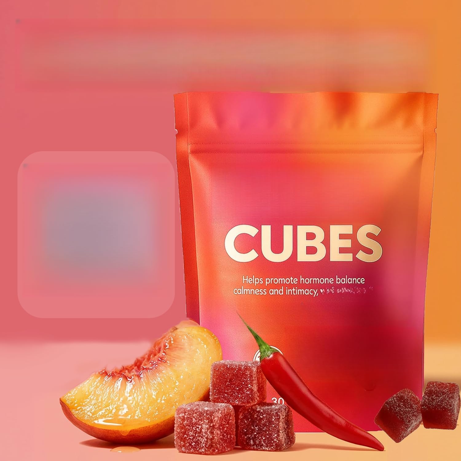 (1) senza glutine -Cubetti piccanti per promuovere calma emotiva e intimità