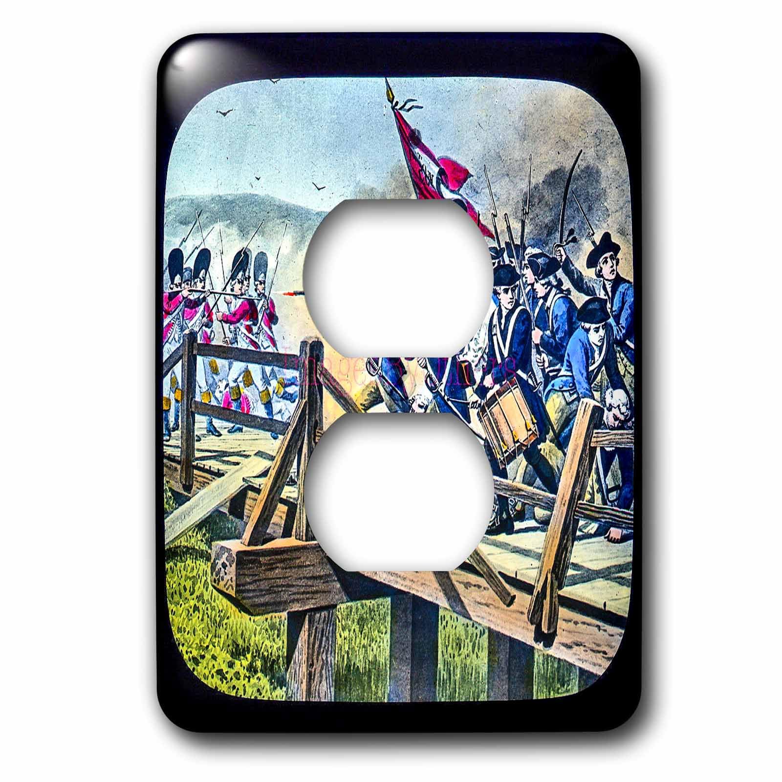 Guerre Américaine cache-prise 1776 pour décor de bureau vintage