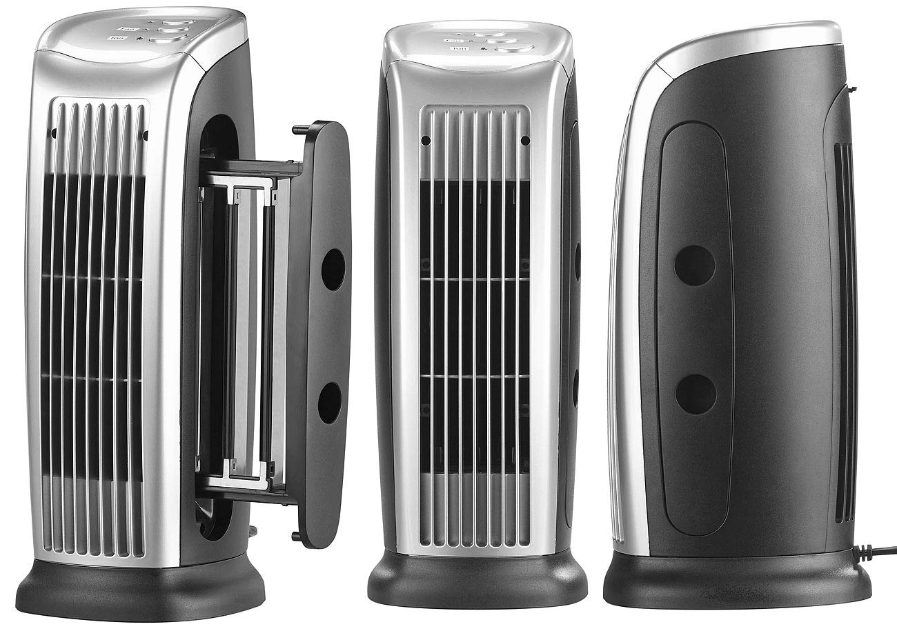 Sichler Haushaltsgeräte Purificateur d'air 10 W avec lumière UV, ioniseur et ventilateur LR...
