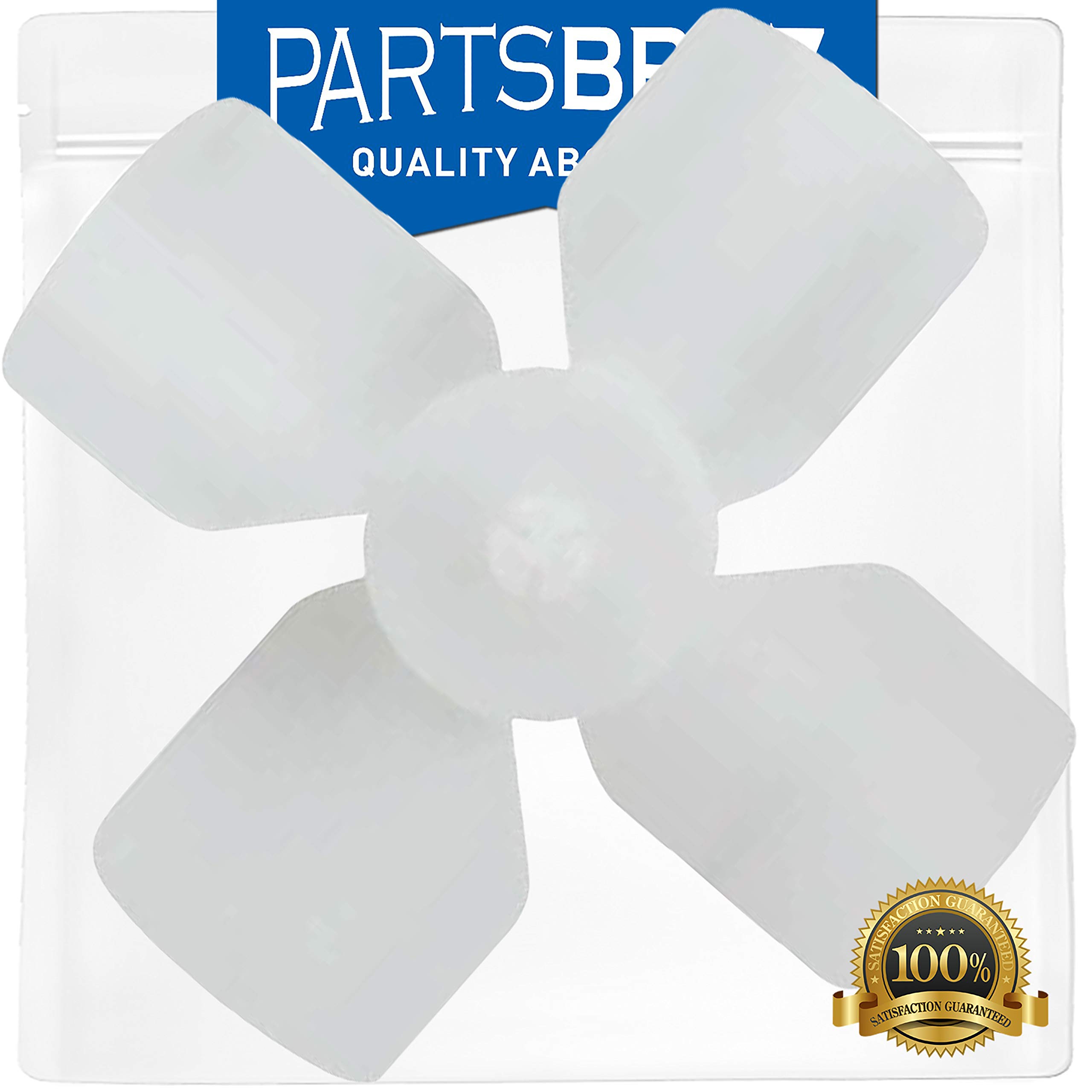 PartsBroz 5308000010 Evaporator Fan Blade - Compatible With Frigidaire Kenmore Gibson Kelvinator Refrigerator Freezer - Replaces AP2152058 PS473177 08000010 216325600 218649000 3001215 3001357