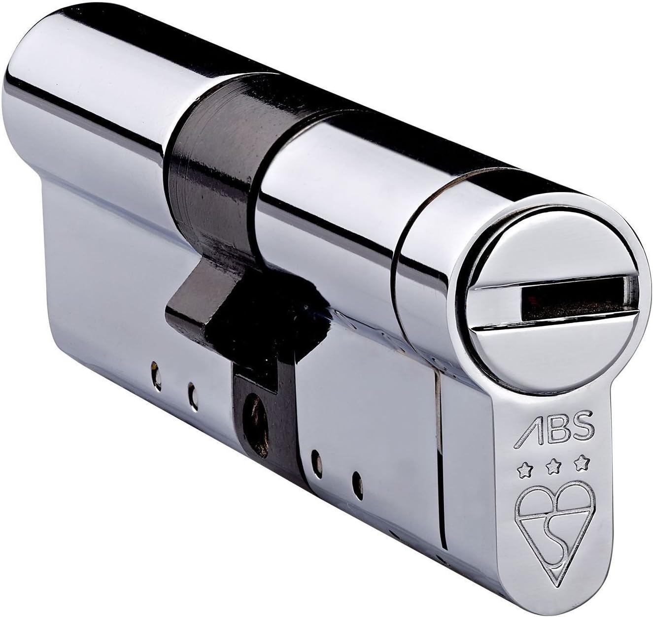Sponsored Ad – High Security Euro Cylinder - Anti Snap Lock - TS007 3 Star (50(INT) x50(EXT), Chrome)