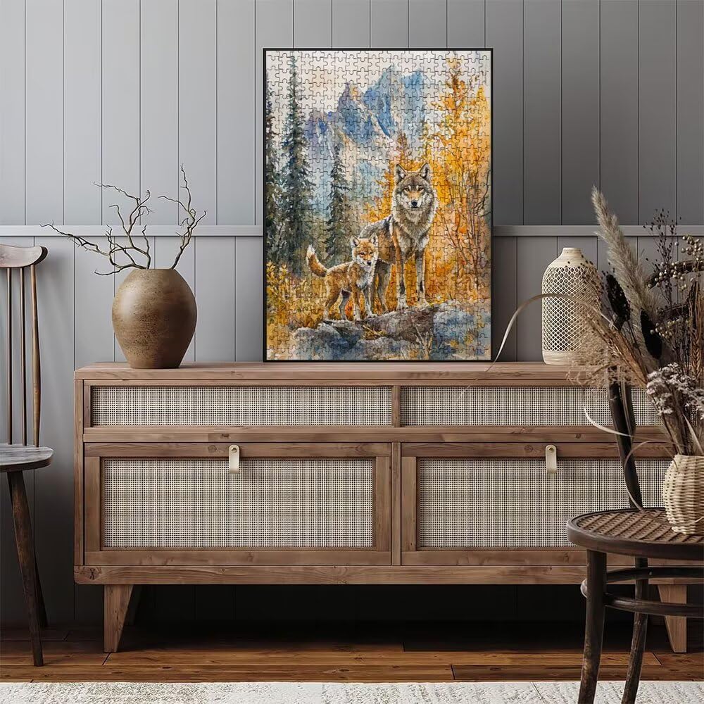 Puzzle 3000 Teile Erwachsene, Jigsaw Puzzle Erwachsene 3000 Teile, Wolfsberger Puzzles, Impossible Klassische Puzzles, Herausfordernde Familie Aktivität Spiele, für Home Decor und Geschenke DX0YL2-556