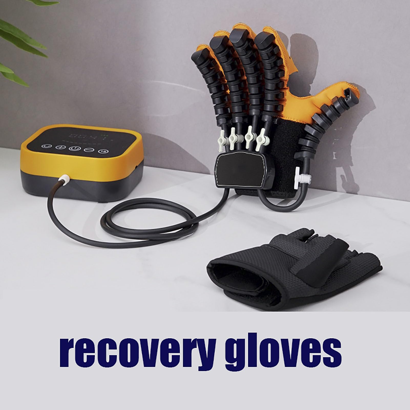 Guantes de Robot de rehabilitación, Equipo de Fisioterapia de Mano para recuperación de hemiplejía, Dispositivo de Entrenamiento para Pacientes con disfunción de la Mano
