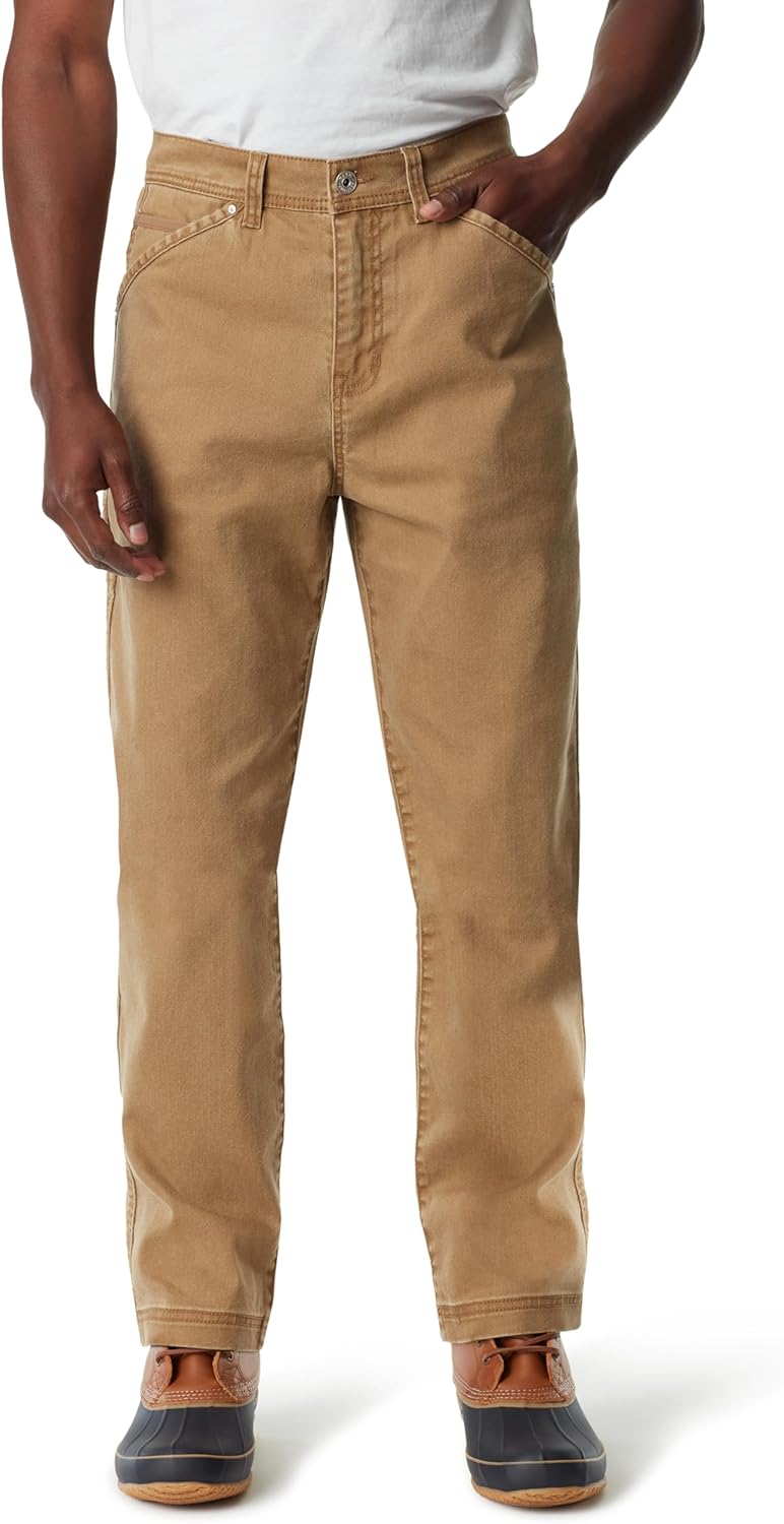 BASS Outdoor Mens Everyday Straight Leg Pant with 6 Pockets Standard