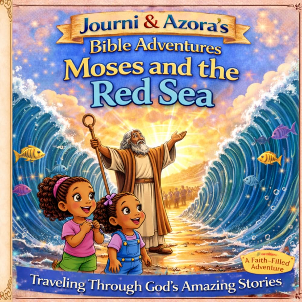 Journi & Azora’s Bible Adventures: Moses And The Red Sea: A Faith-Filled Children’s Bible Story About Courage, Obedience, and Trusting God