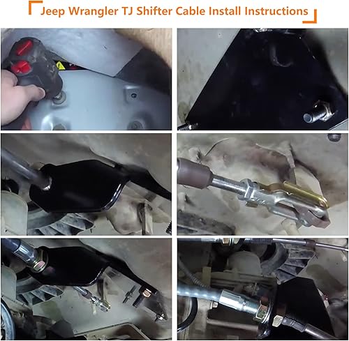 Miniatura 7 de Caja de transferencia de cable de cambio de cable mejorada resistente compatible con Jeep Wrangler TJ 1997-2006