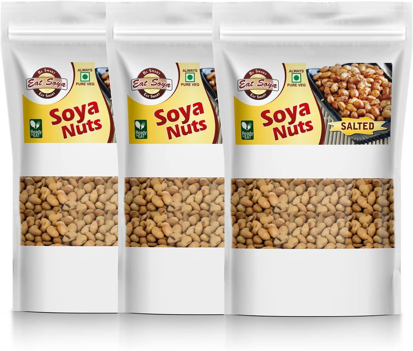 Eat Soya...BE SMART EAT SMART Roasted Soy Nuts(Simple Salted)