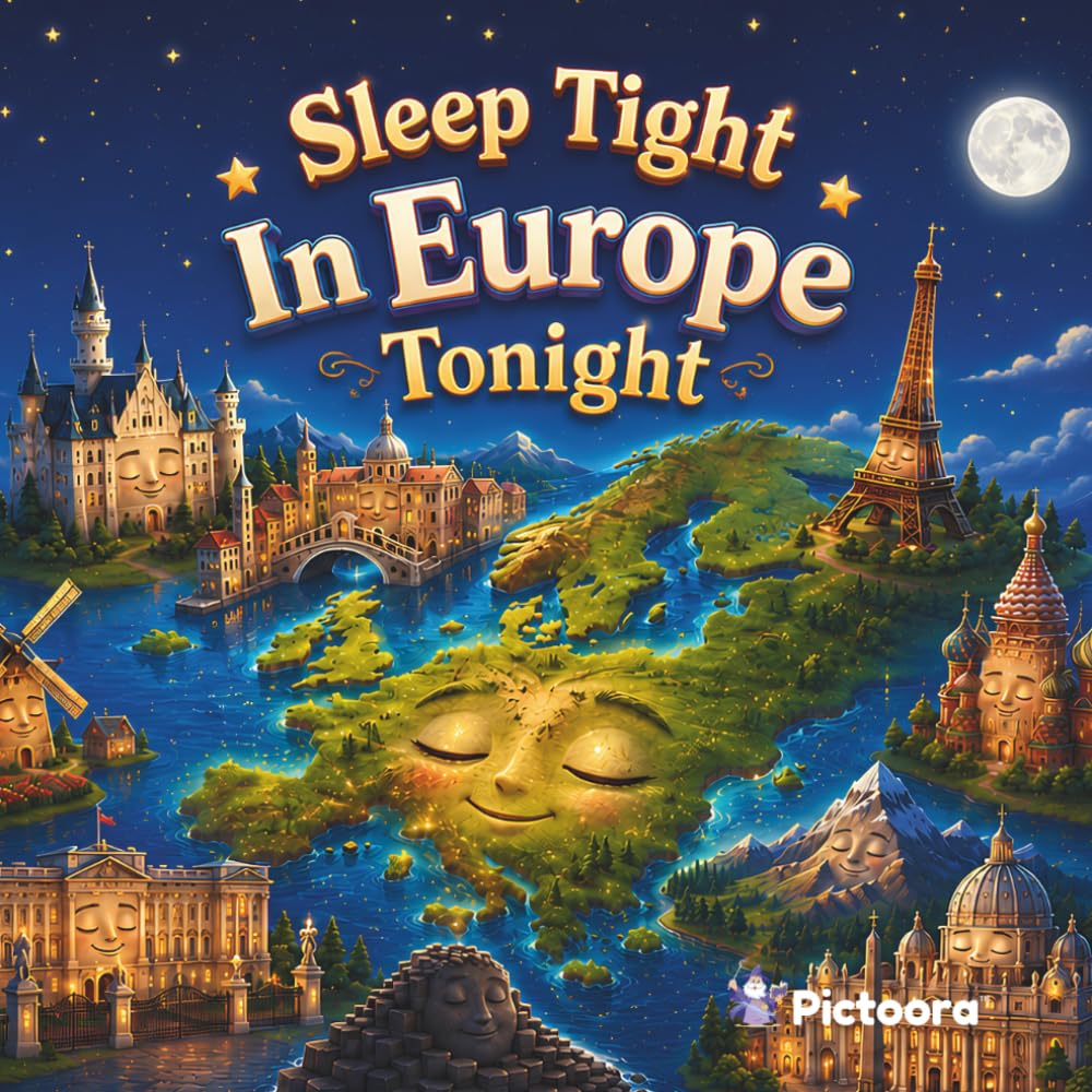 Sleep Tight In Europe Tonight: A Magical Bedtime Journey Through Europe's Most Famous Landmarks, Castles, Cities and Countries For Babies, Toddlers, And Kids (Sleep Tight Tonight)