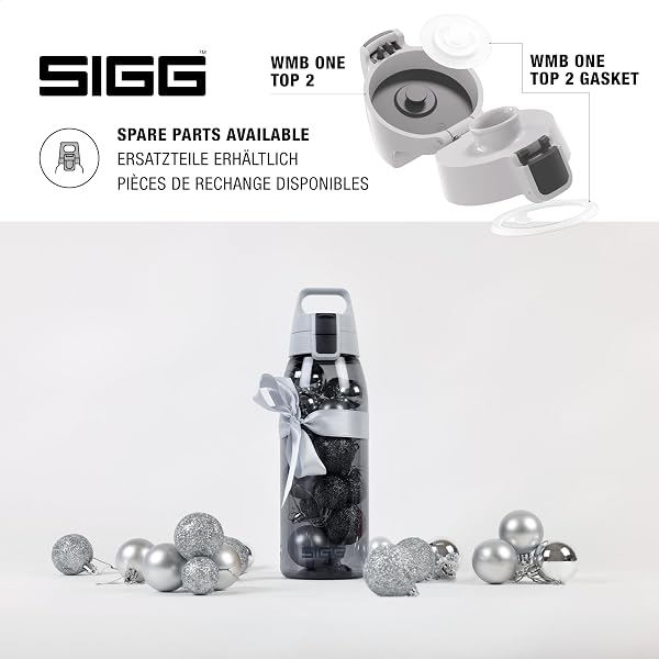 SIGG - Tritan Trinkflasche - Total Color ONE - Für Kohlensäurehaltige Getränke Geeignet - Spülmaschinenfest - Auslaufsicher - Federleicht - BPA-frei - 0.6L / 0.75L / 1L / 1.5L - 4